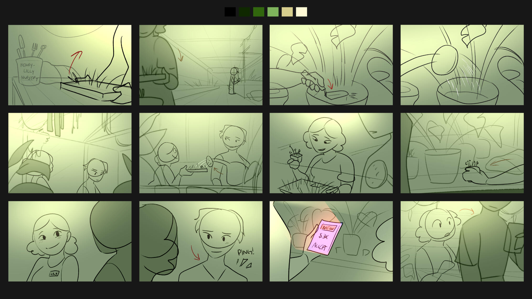 Green Thumb - Storyboard