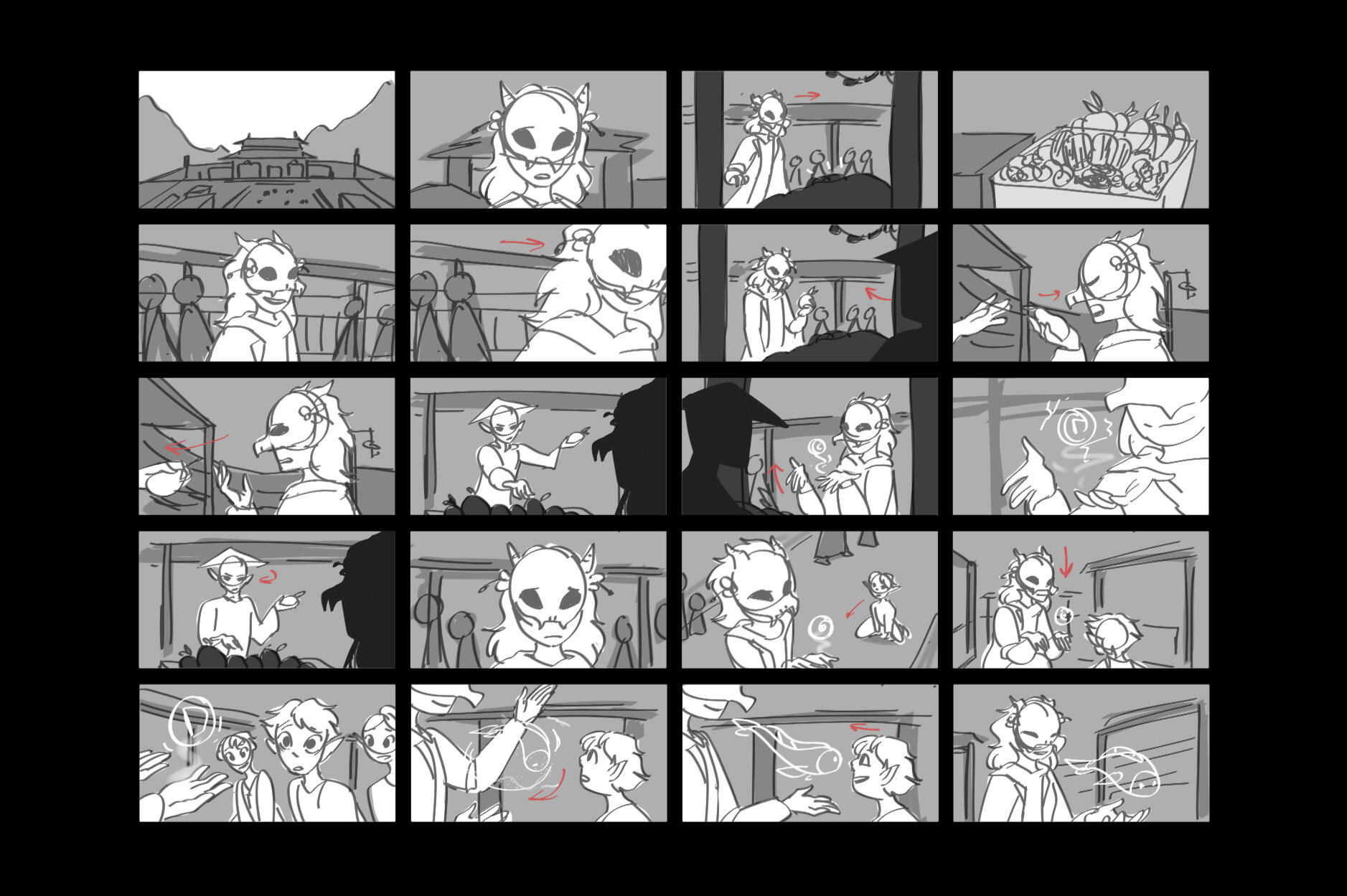 Kingdom Dance | Storyboard